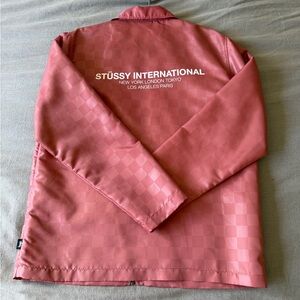 Stussy Pink Bomber Jacket